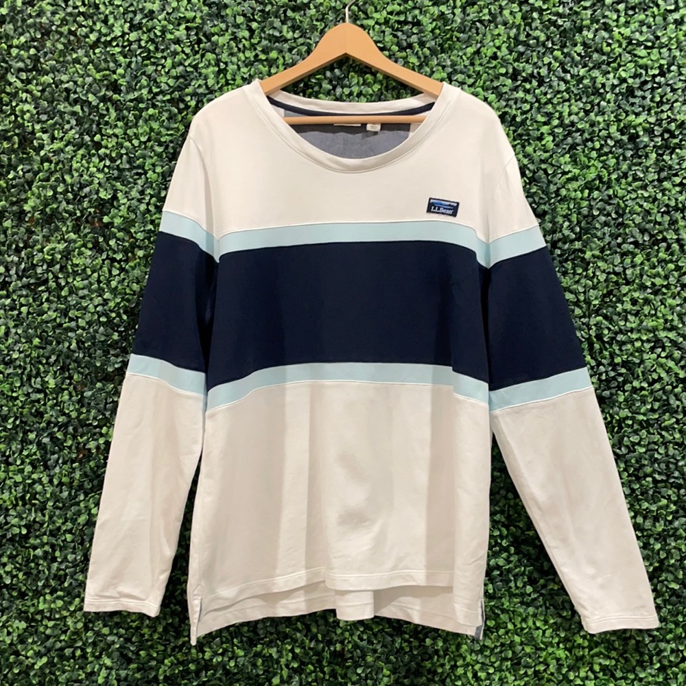 L.L Bean Colorblock Sweater Unisex